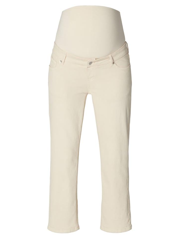 Noppies Straight Umstandsjeans Paco in Bone White günstig kaufen