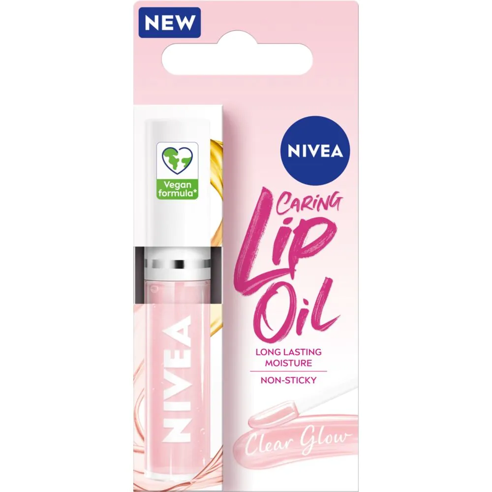 Nivea Oil Θρεπτικό Λάδι Χειλιών Clear Glow 4,