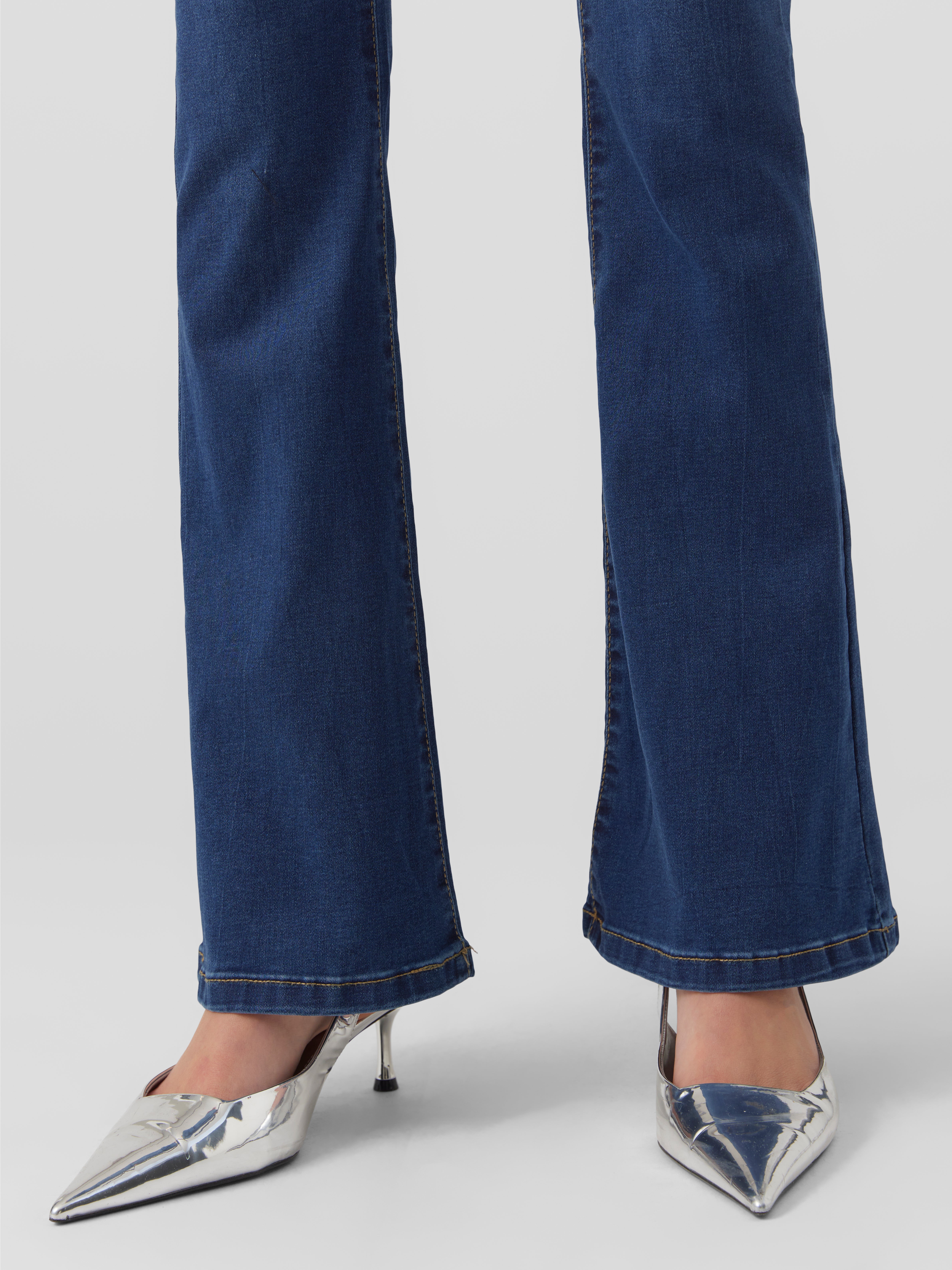 VMSIGA Hohe Taille Ausgestellt Jeans