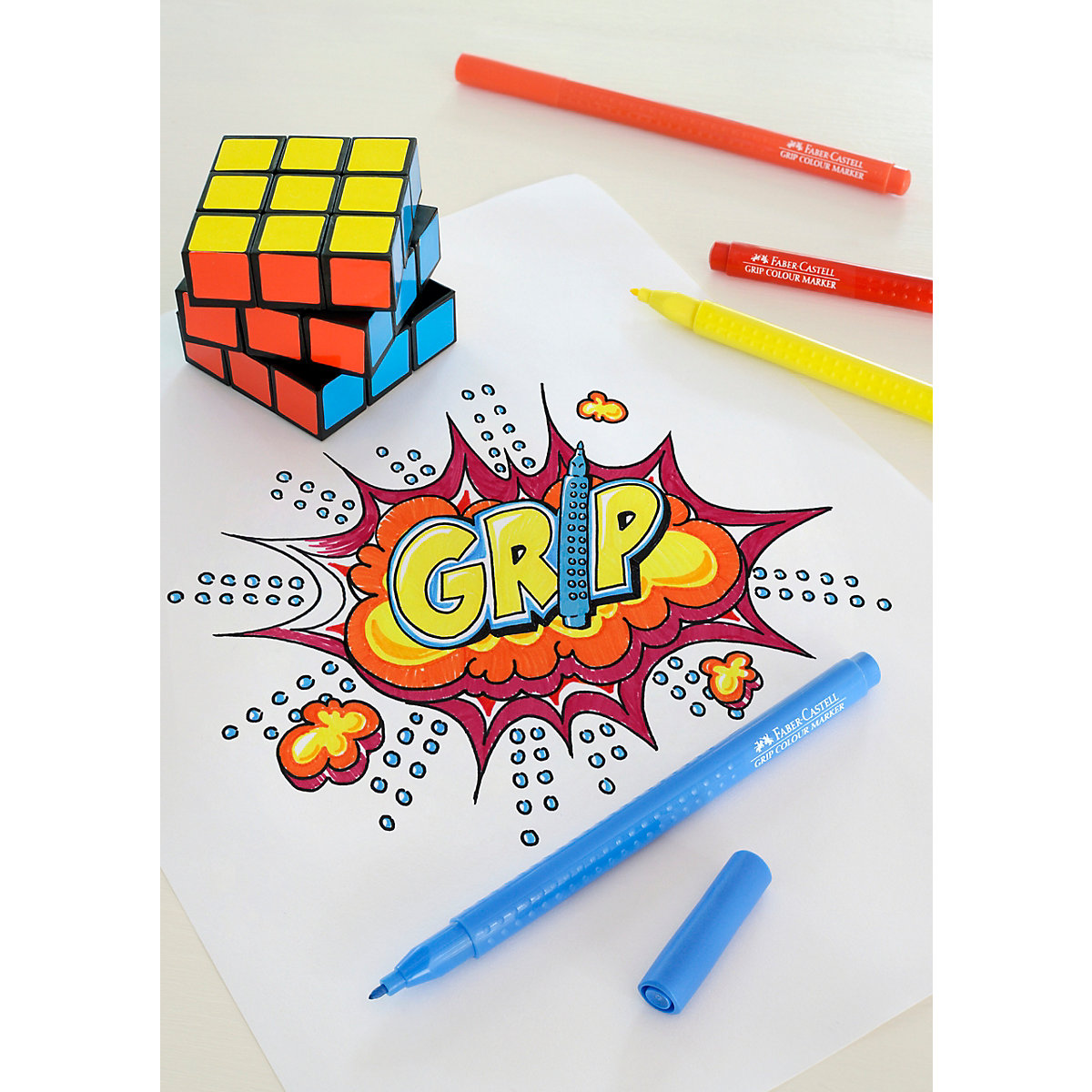 Filzstifte GRIP, 20 Farben