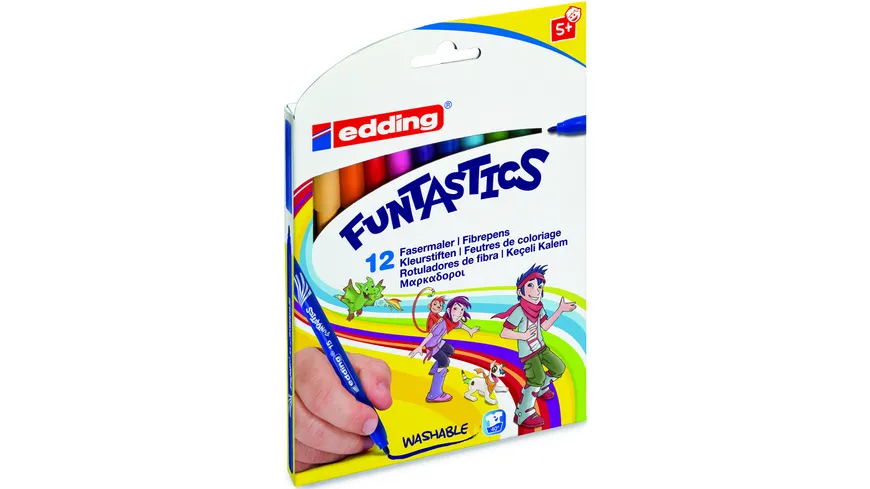 edding Fasermaler FUNTASTICS 12er Set