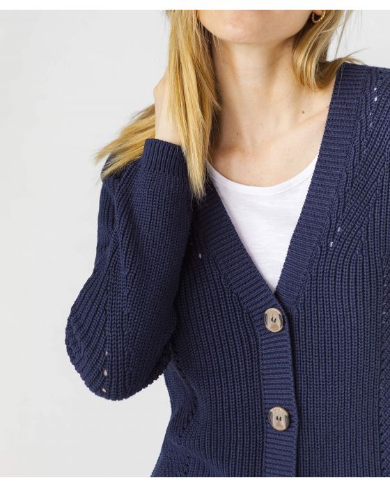 Gilet maille perlée
