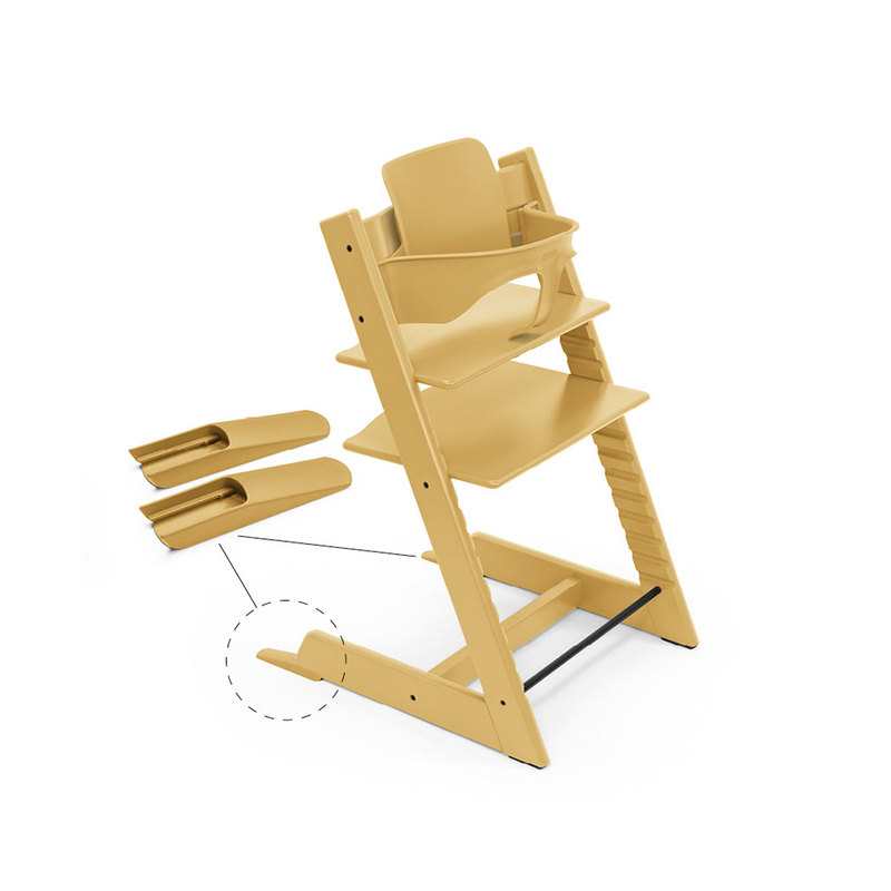 Kit baby set pour chaise haute Tripp Trapp moutarde Stokke