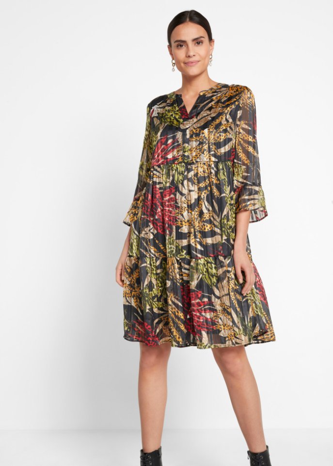 Kleid mit floralem Muster