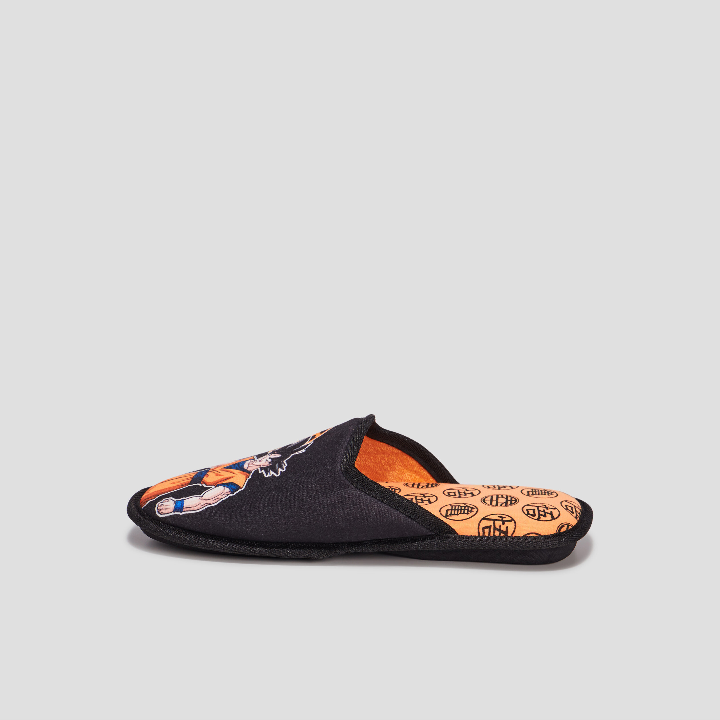 Chaussons mules Dragon Ball Z noir homme | La Halle