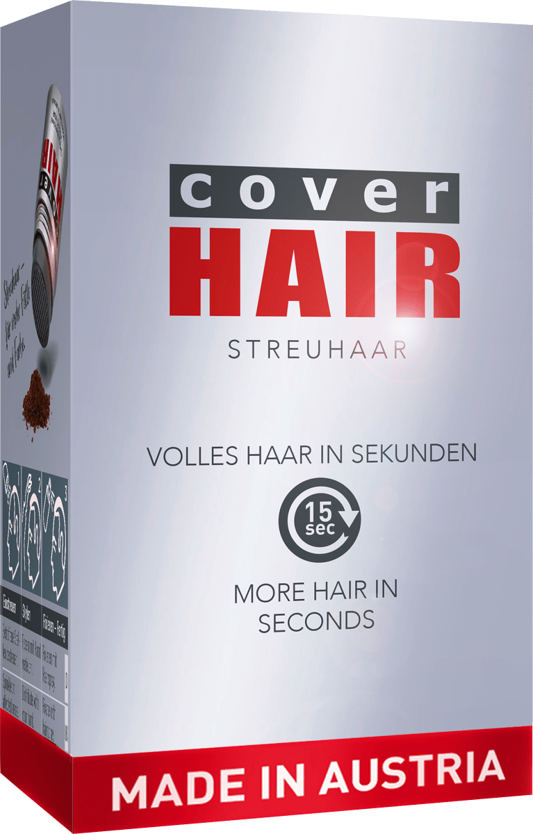 Streuhaar Haarverdichter Schwarz, 14 g