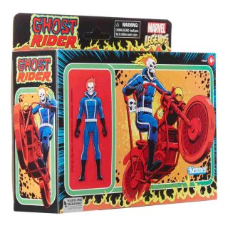 Marvel Legends Retro Collection Actionfigur mit Fahrzeug - Ghost Rider