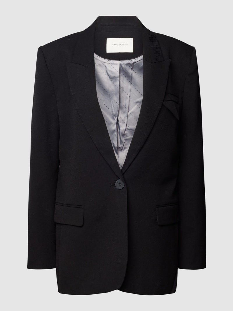Blazer mit Brustleistentasche Modell 'CMTAILOR-JA' in schwarz