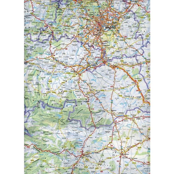 Spanien / Portugal 1 : 700 000 - Straßenkarte