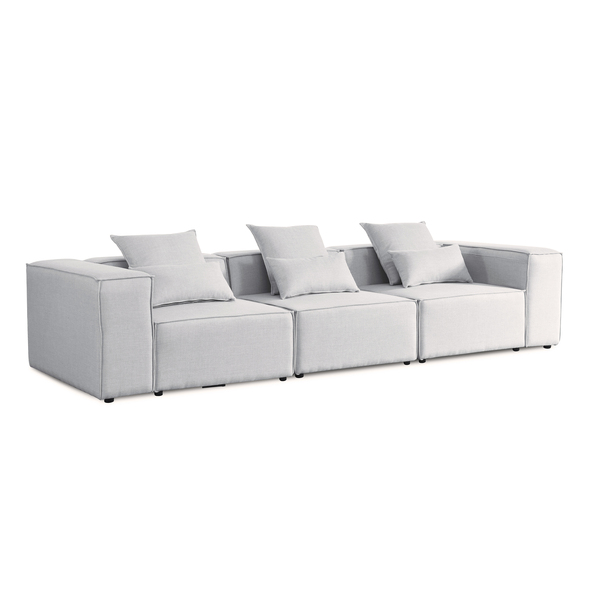 Modulares Sofa VERONA, M, hellgrau