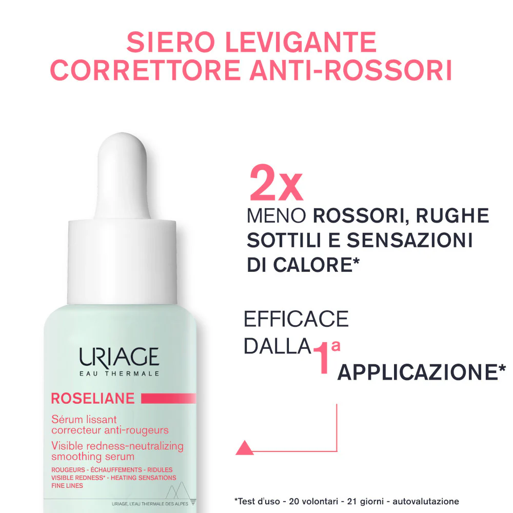 ROSÉLIANE Anti-Redness Corrective Smoothing Serum - Anti-rynke ansigtsserum, Beroligende ansigtsserum