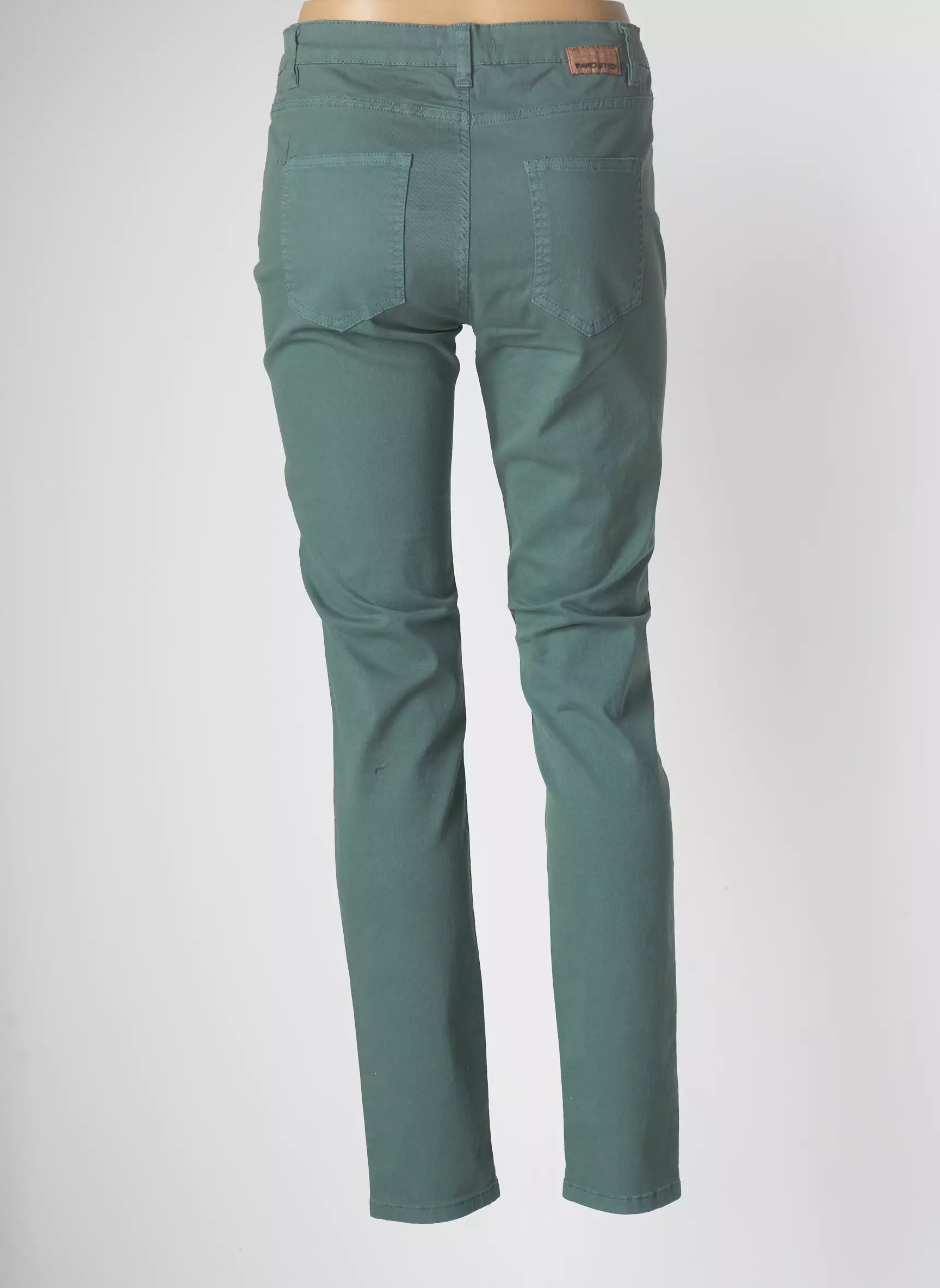 Pako Litto Pantalons Slim Femme couleur vert