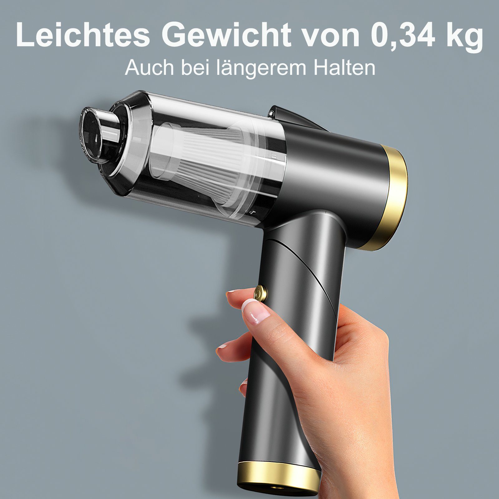 Vbrisi Akku-Handstaubsauger Handstaubsauger, Akku-Handstaubsauger, Mini Stark Staubsauger