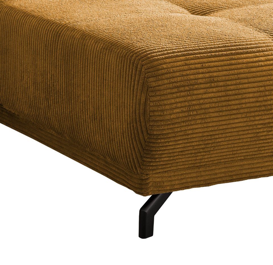 Myhomelando Ecksofa Renegade, mit elektronischer Sitzverbreitung, Kissen, Cord Bezug