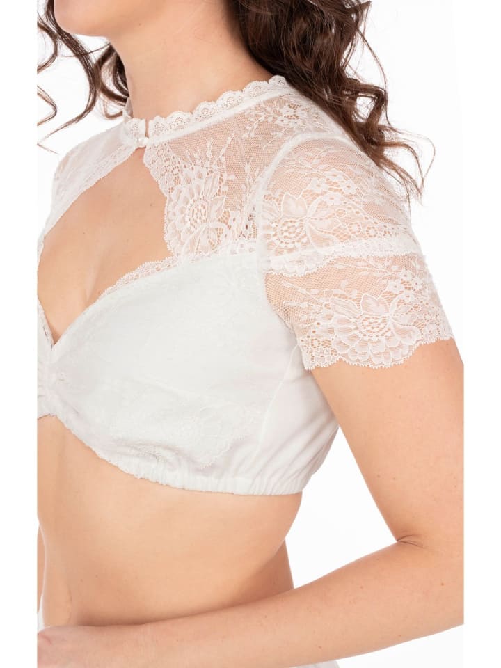MarJo Dirndlbluse HENNI-NINETTE in offwhite günstig kaufen