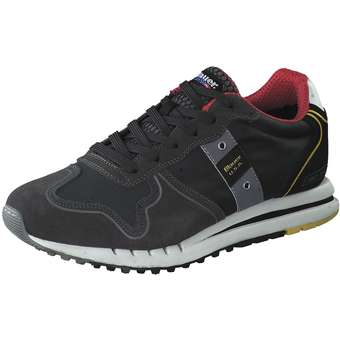 Blauer USA Schnürsneaker in schwarz