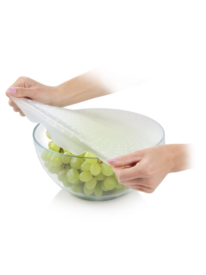 Tescoma Elastischer Silikon-Deckel 4FOOD Durchmesser  30 cm in transparent günstig kaufen 30 cm