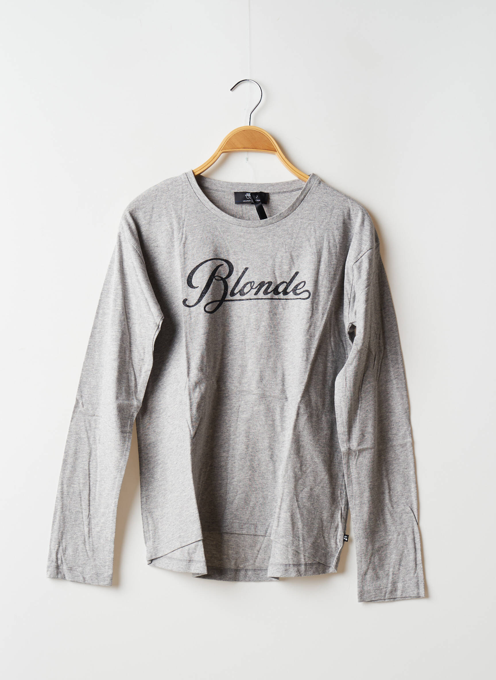 Le Temps Des Cerises Tshirts Fille couleur gris