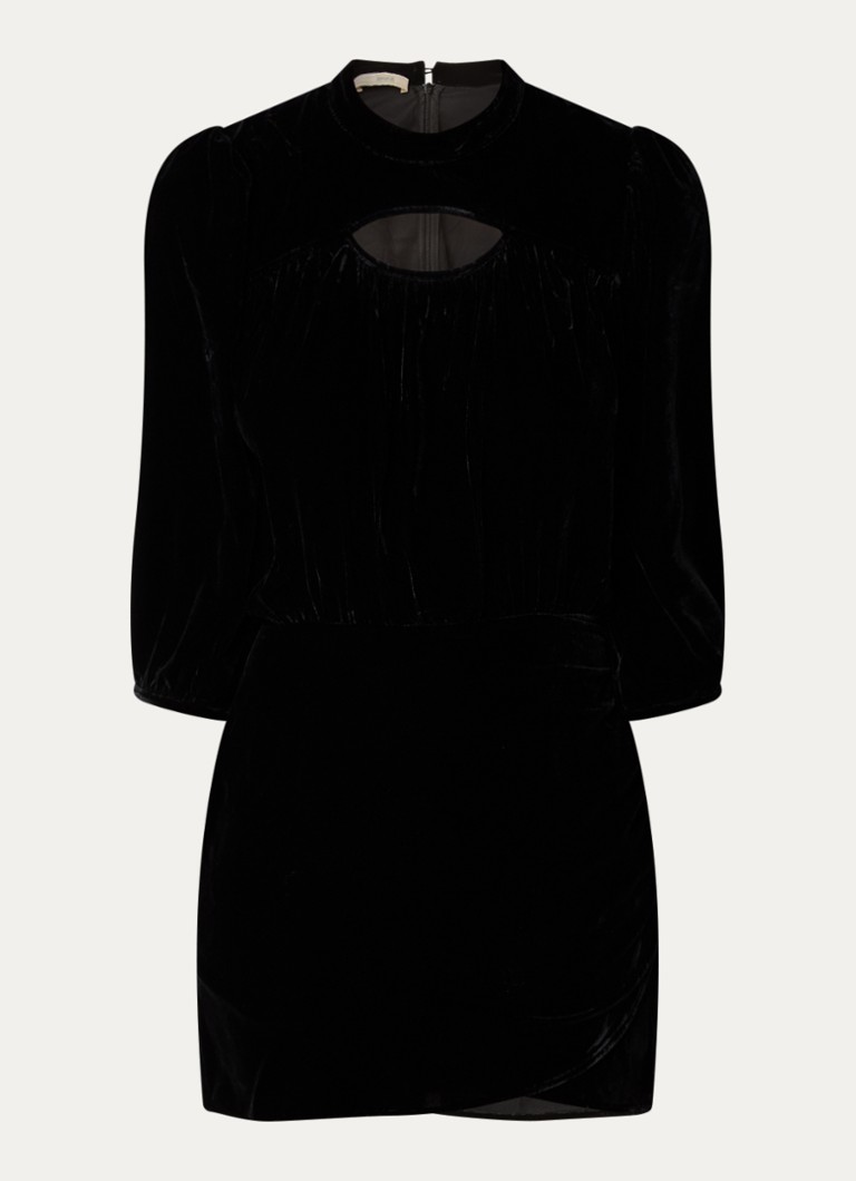 Rochie scurtă de catifea pentru cursuri de dans.