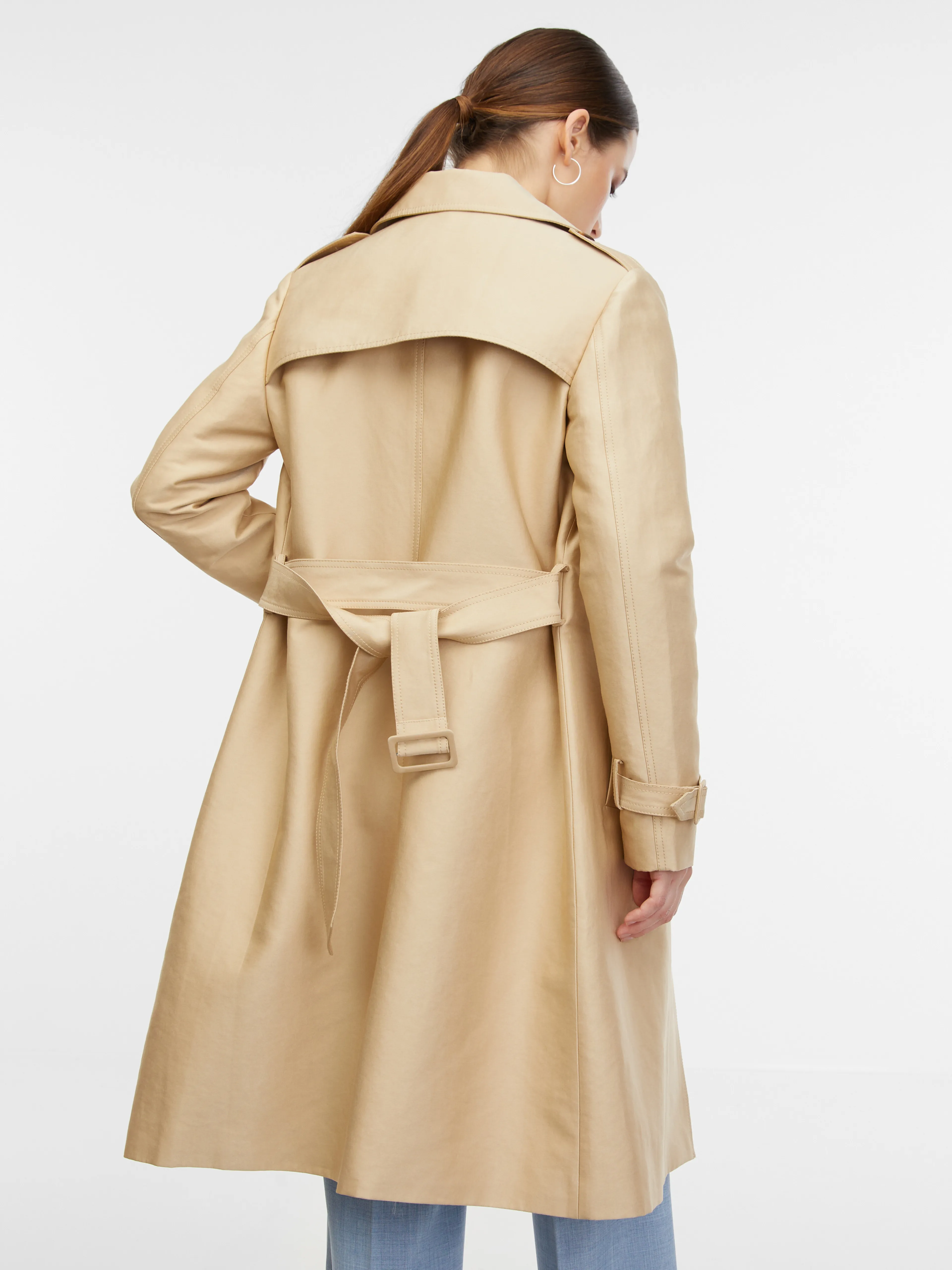 Beigefarbener Damen-Trenchcoat ORSAY