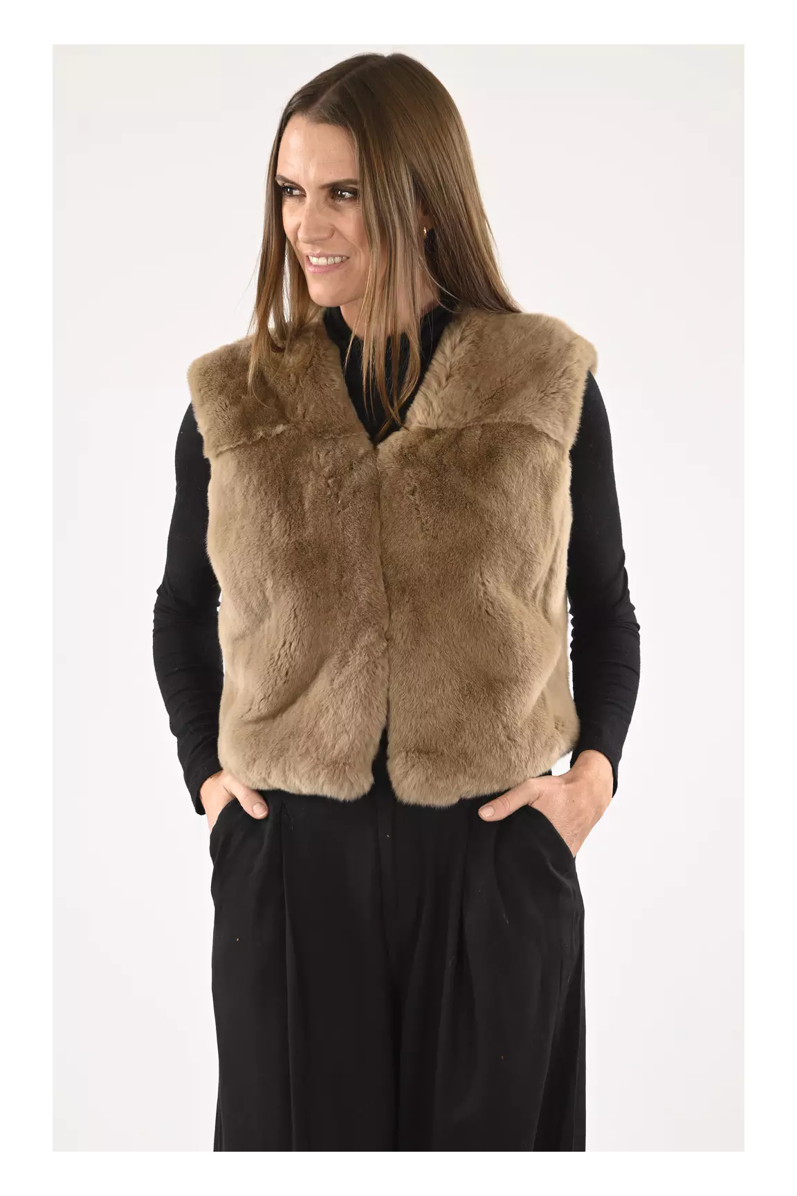 La Canadienne Autres Gilets Femme couleur marron