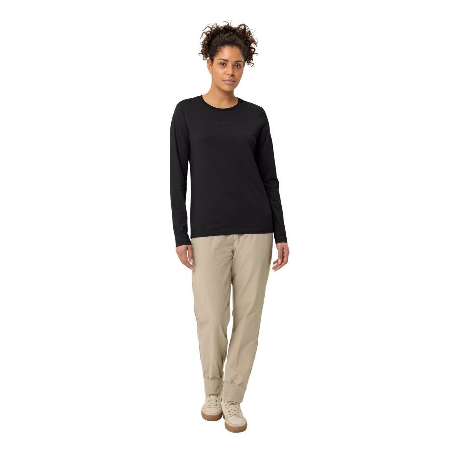 Logo Langarmshirt Damen