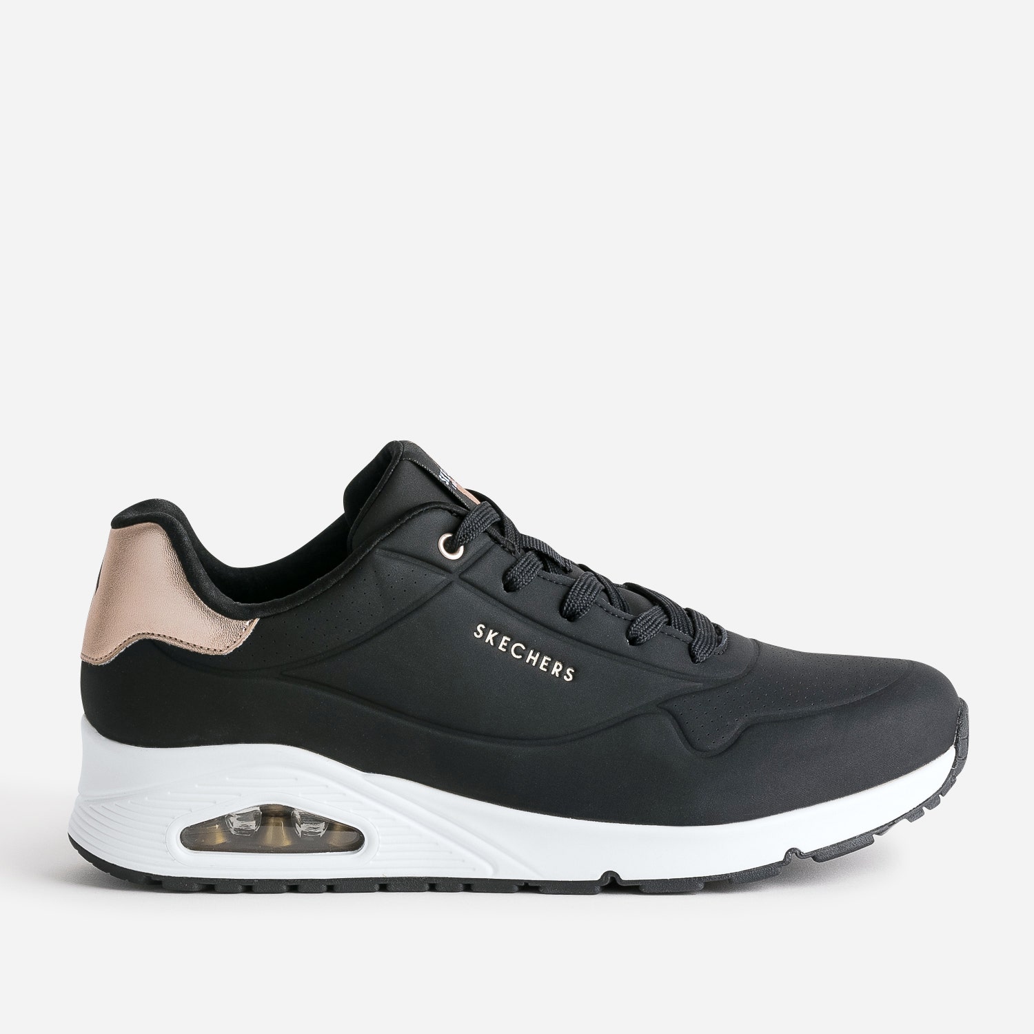 Tennis SKECHERS noire et cuivrée