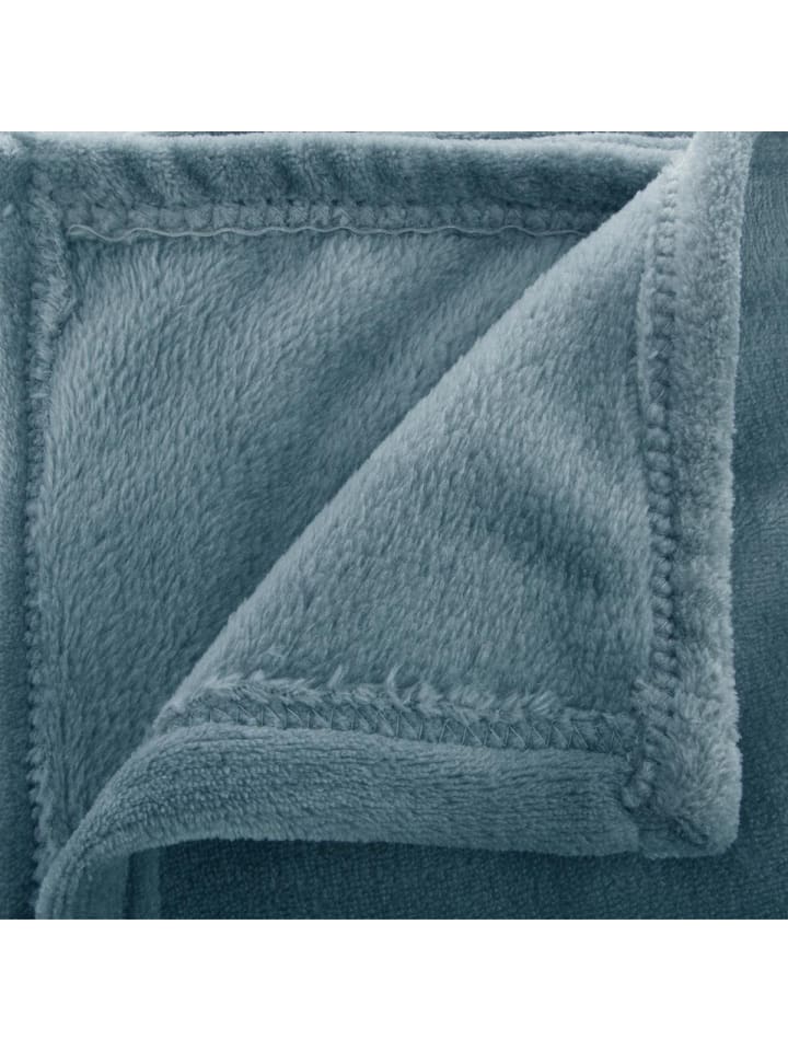Atmosphera Créateur d'intérieur Fleecedecke in blau günstig kaufen onesize