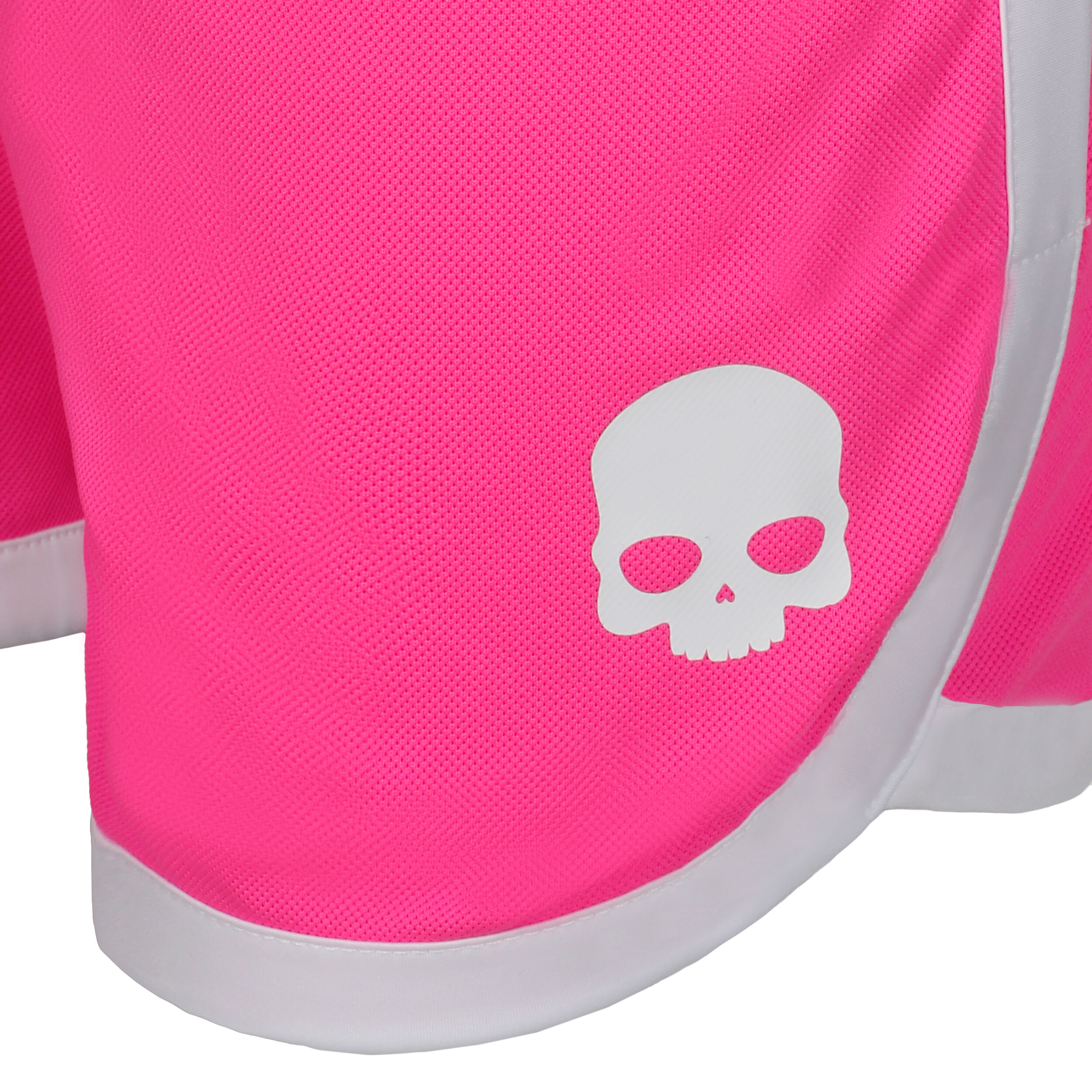 Tech Shorts Damen - Rosa, Weiß