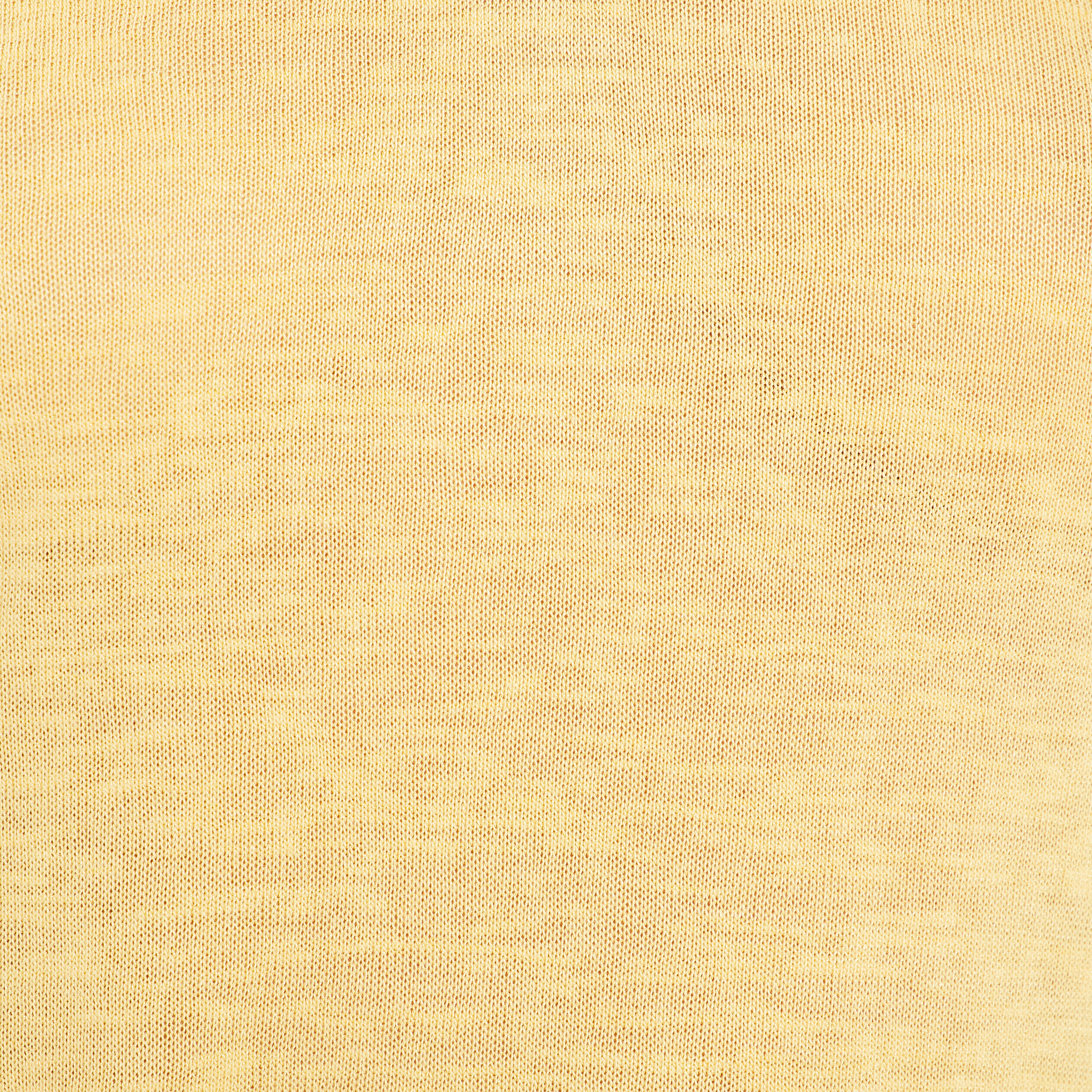 T-shirt manches courtes jaune pastel femme | Cache Cache