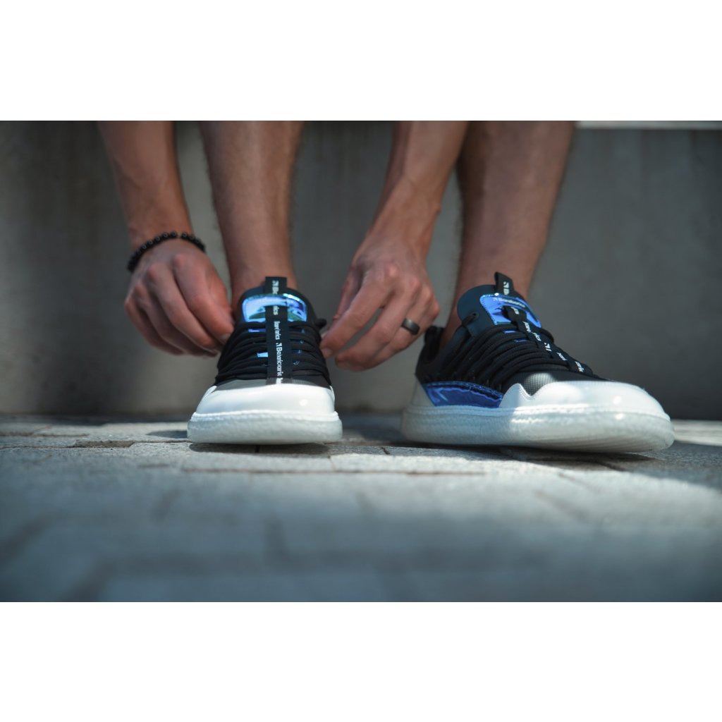 Be Lenka Barebarics Futura Iridescent Black Barfußschuhe
