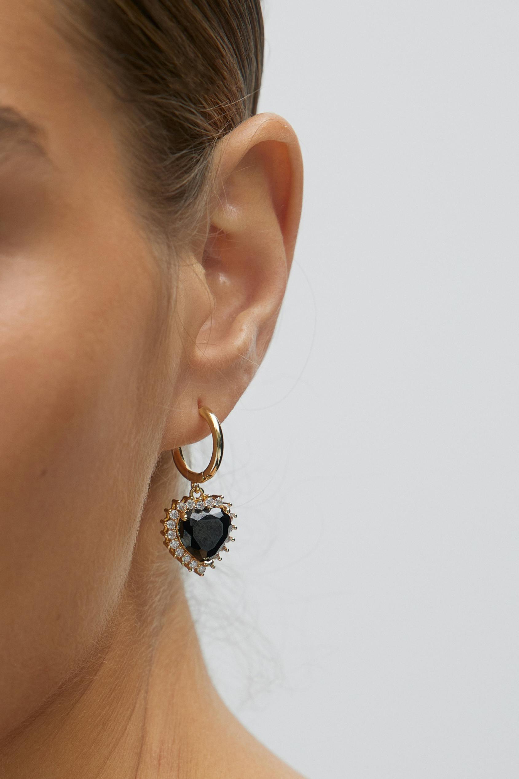 Heart earrings