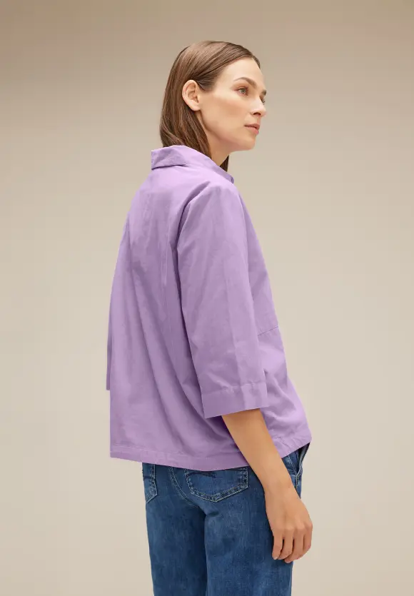 Street One Cordbluse mit Knopfleiste