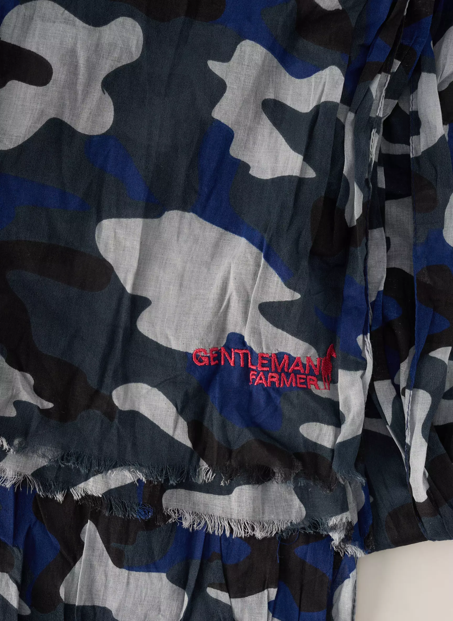Gentleman Farmer Foulards Homme couleur bleu