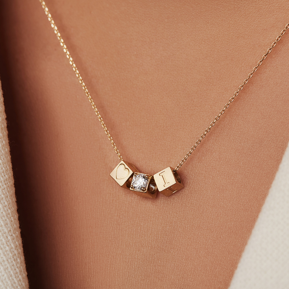 Isabel Bernard Le Carré Charm - Or 585 / Or 14 carats Bijoux