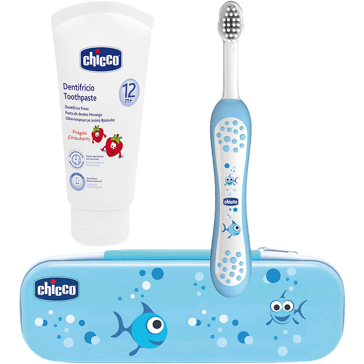 Zahnpflege-Set, blau