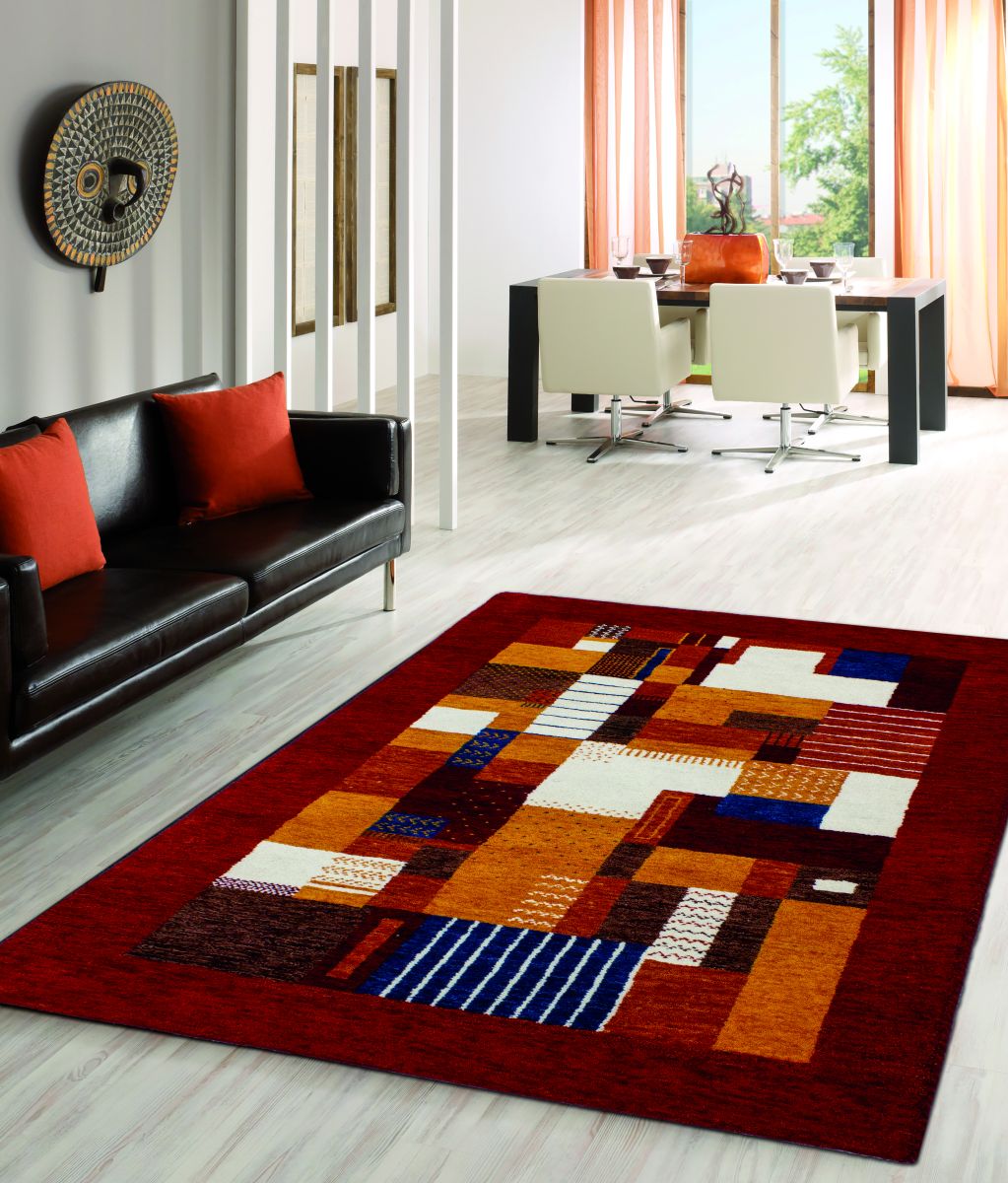 Teppich aus Indien Trivo Rot 170 x 240 cm