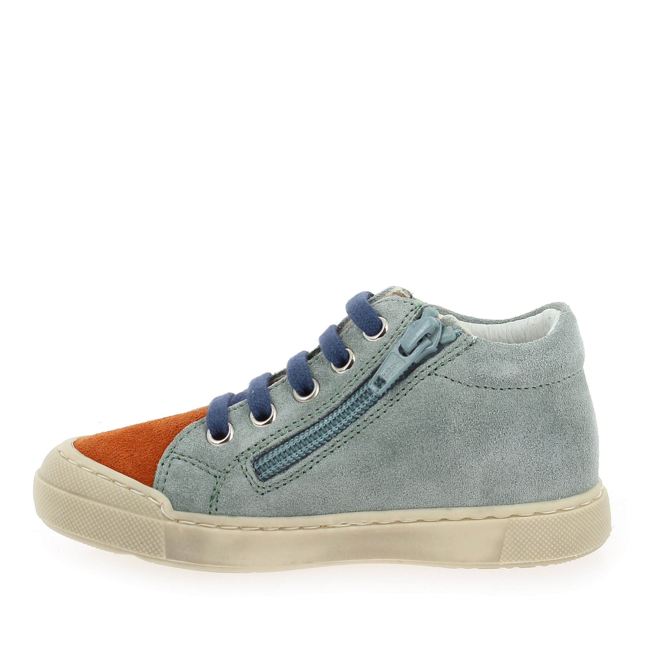 Naturino  SNOPES ZIP SUEDE - Gris Rouille