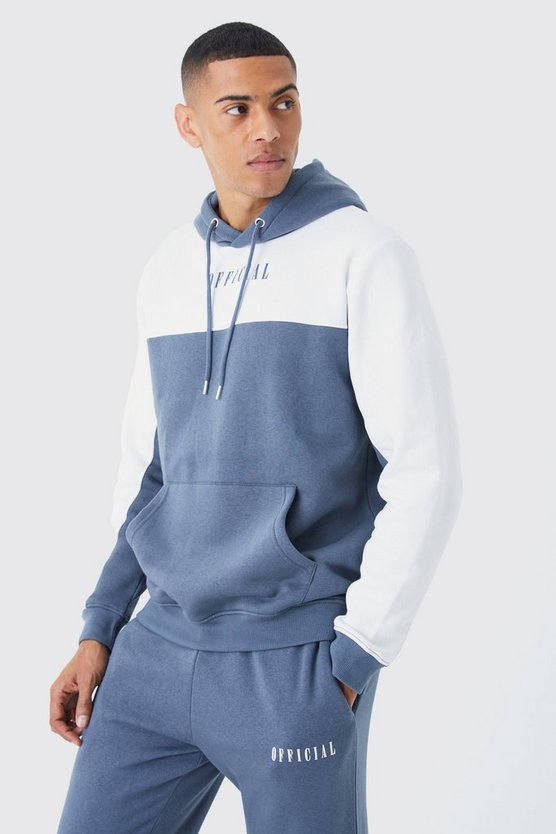 Man Roman Colorblock Trainingsanzug mit Kapuze
