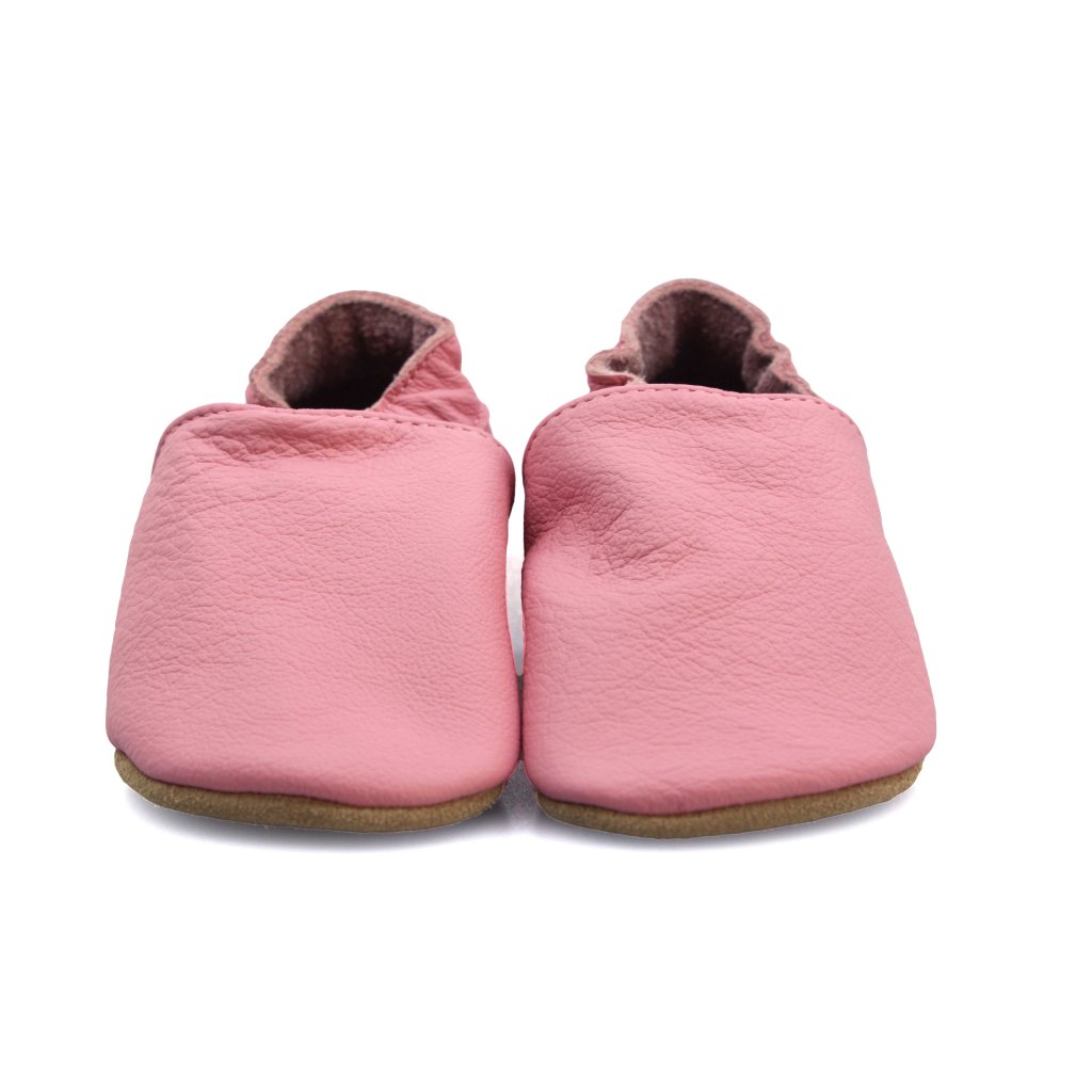 baBice Plain Pink rosa Krabbelschuhe