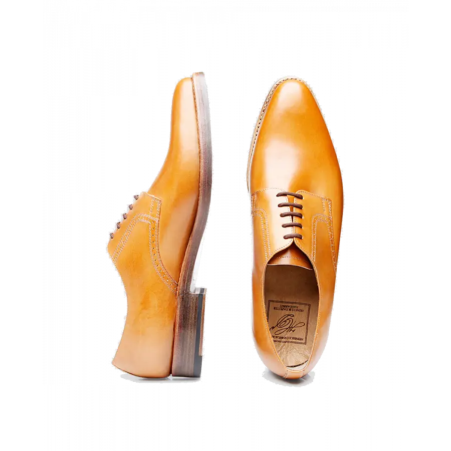 Heinrich Dinkelacker - Businessschuhe Derby MILANO PLAIN AC Antikcalf - beige