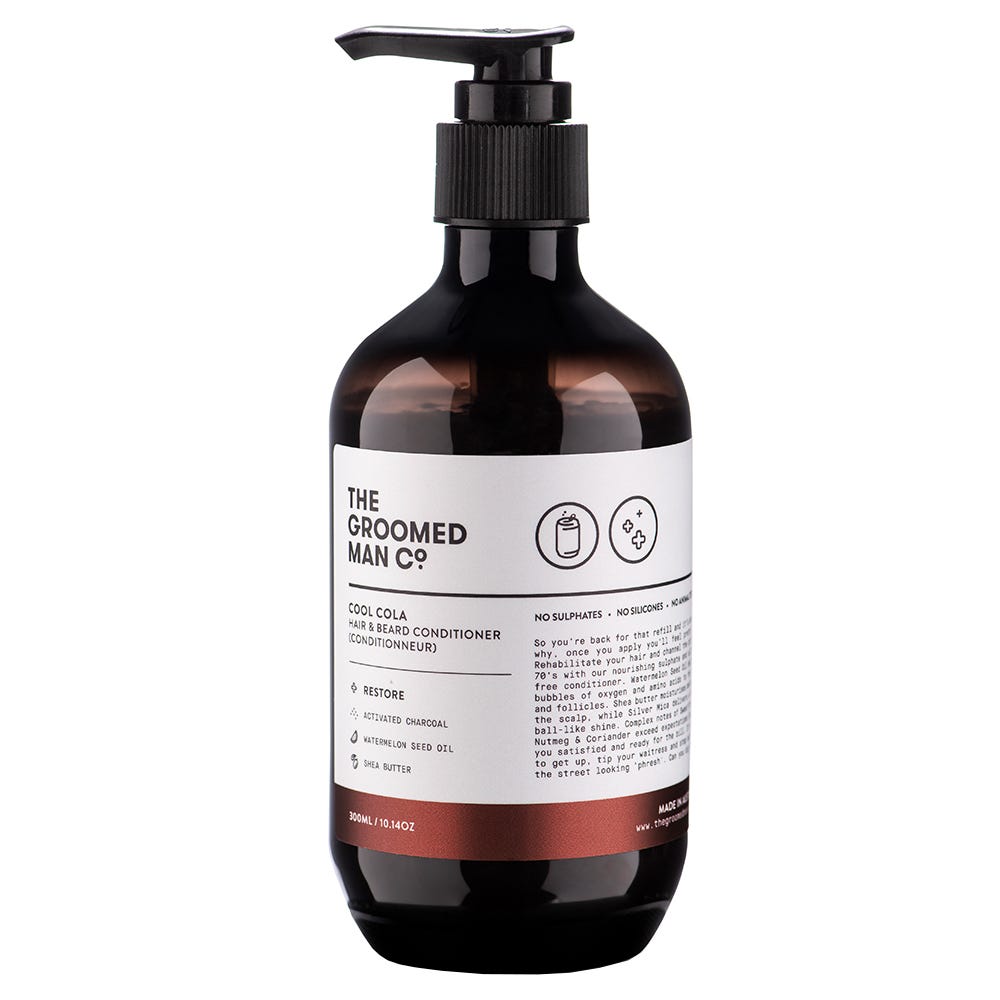 The Groomed Man Cool Cola Hair & Beard Conditioner 300 ml