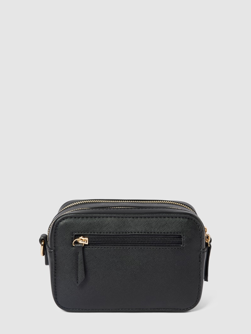 Umhängetasche mit Label-Details Modell 'ZERO' in schwarz