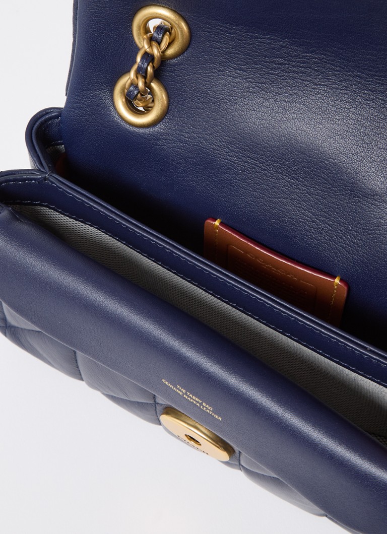 Coach The Tabby leather shoulder bag with quilt pattern