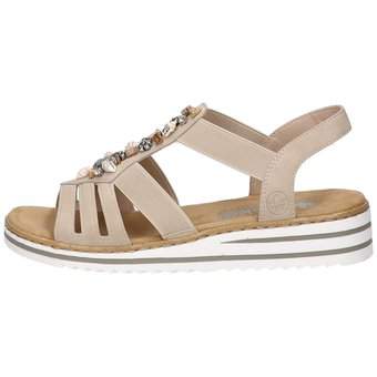 Rieker Keilsandale in beige