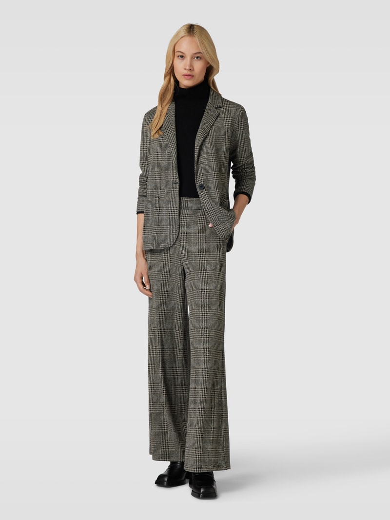 Blazer mit Webmuster Modell 'SPINETT' in mittelgrau