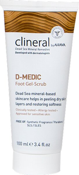 Clineral by Ahava D-Medic Foot Gel-Scrub Körperpeeling