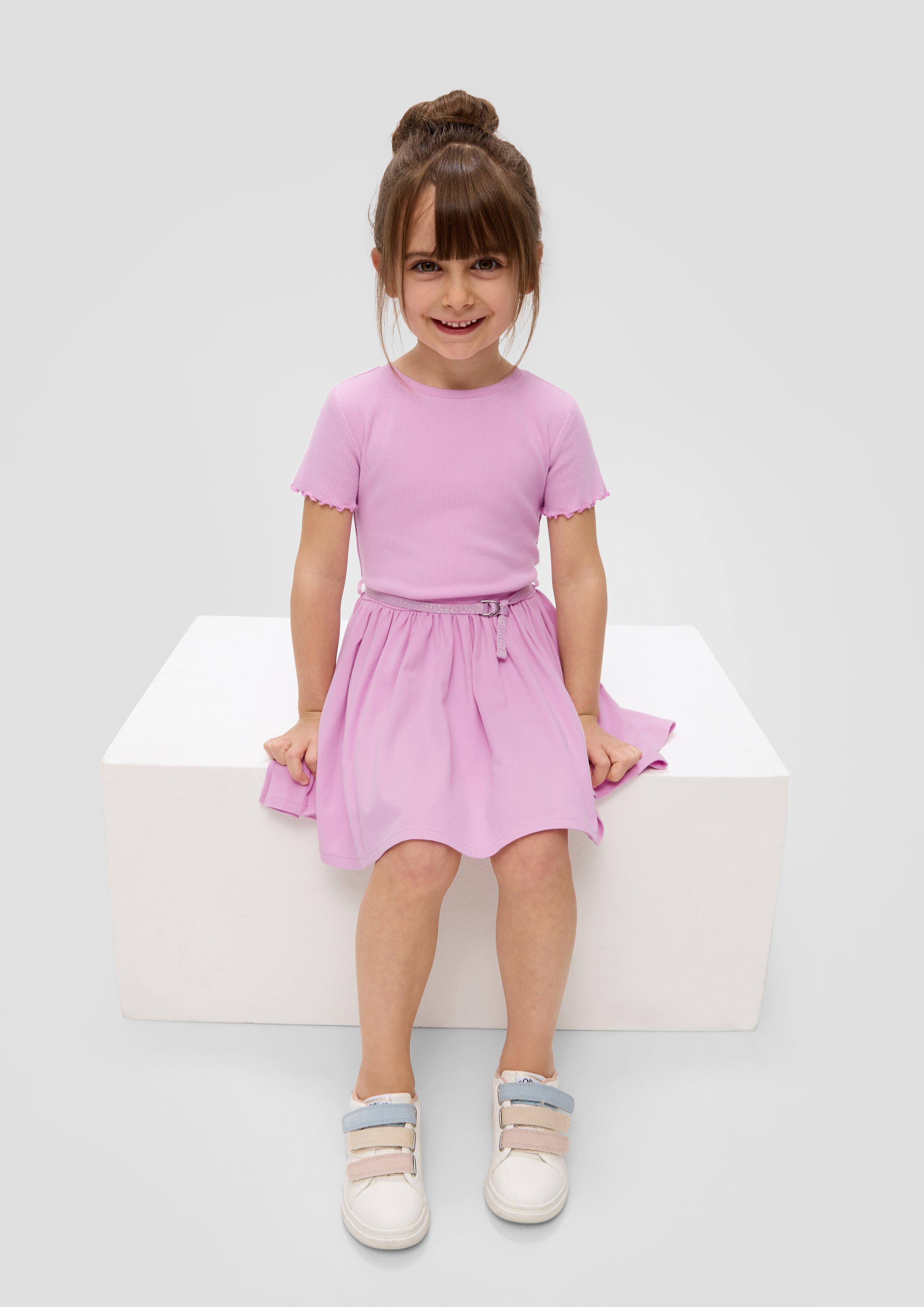 Kleid mit abnehmbaren Glitzergürtel  2142111-4442
