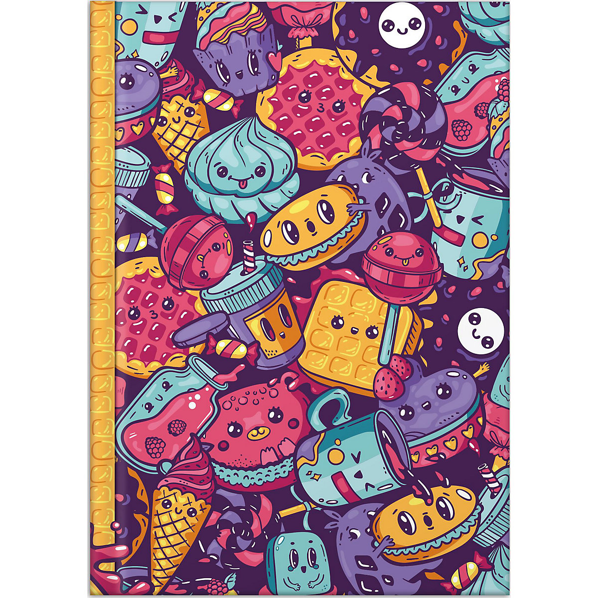 Notizbuch Sweets, blanko, DIN A4, 96 Blatt