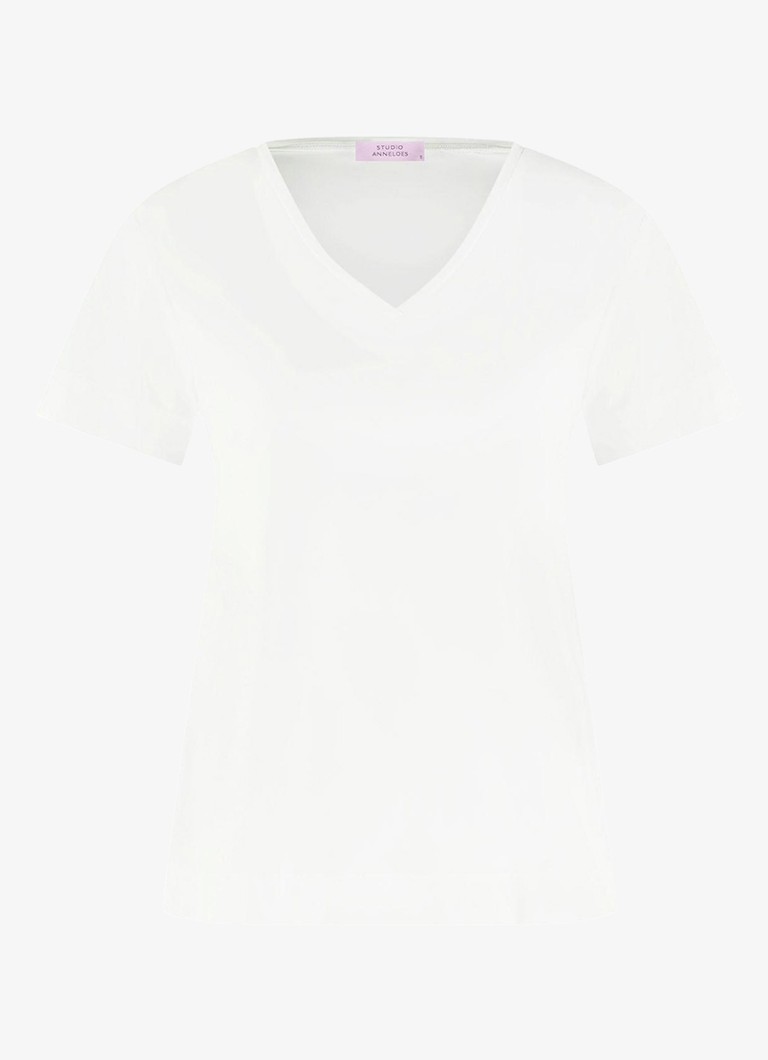 Studio Anneloes Roller T-shirt with V-neck